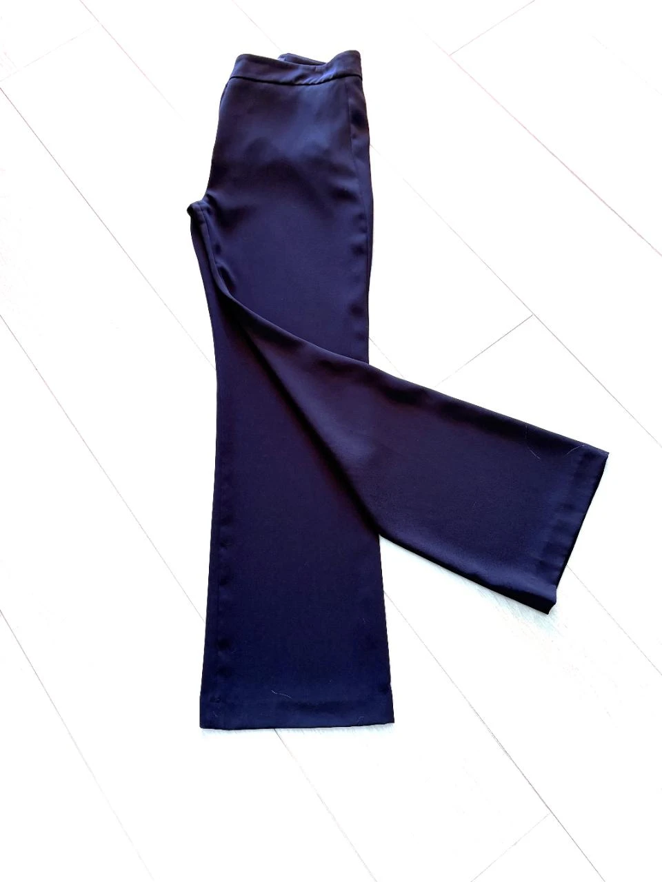 C&A Donkerblauwe Rechte Pijpen Broek – Rits & Dubbele Haaksluiting – Maat 38
